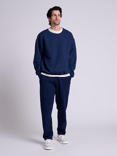 Image of Russell Athletic Men's Dri Power Fleece Open Bottom Sweatpants with Pockets, Relaxed Fit, Moisture Wicking