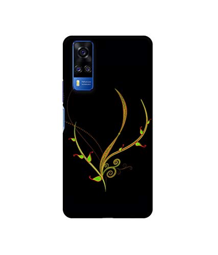 Image of Yellow Pattern Design 3D Printed Hard Back Case Cover for Vivo Y51A / Y31 (2021)