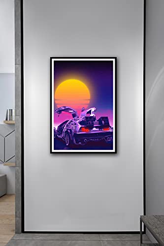 Back To The Future Movie Poster Time Machine Comedy Movie Poster Science Fiction Movie Poster Vintage Movie Poster 12X18Inch（Unframed） #TOP1