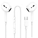Produktbild Kabelkopfhörer für iPhone 15 16 17, USB C Kopfhörer mit Kabel für iPhone 17 16 15 Plus/Pro/Max, In Ear USBC Ohrhörer HiFi Stereo mit Mikrofon iPad Air Mini/Samsung S25 S24 S23 S22 S21 Ultra/Pixel usw