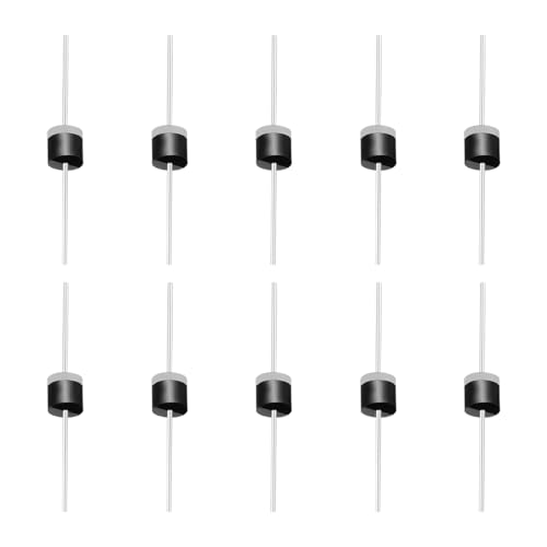Image of Gurtt 10pcs Schottky Rectifier Diode, 15A 45V R-6 High Current Electronics Direct Plug Rectifier Diode for Voltage Regulator, Power Management(15SQ045)