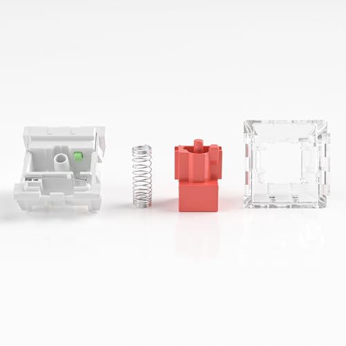 Image of Kailh Box Red Switches for Mechanical Keyboard,3-Pin 45gf Linear /Factory Lubed /Dust&Waterproof Switches(Kailh Box Red,36Pcs)