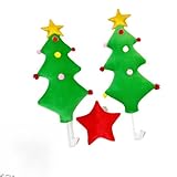 Arwrilt Christmas Tree Car Reindeer Antler Kit, Adorable Xmas Tree Antlers & Star...