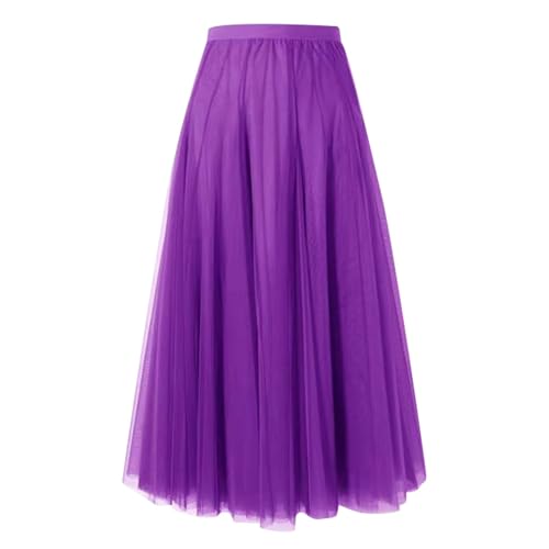 Jupe trapèze pour femmes vêtement mode couleur unie coupe évasée fine