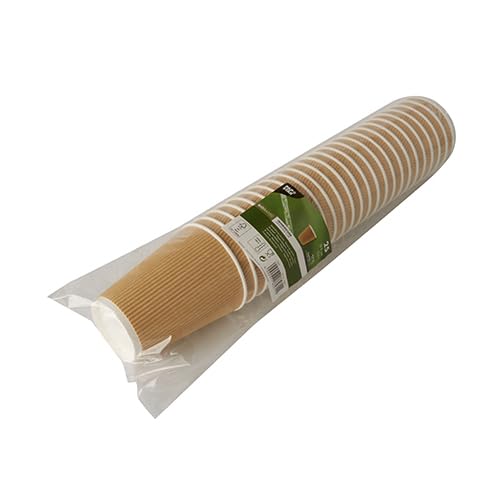 PAPSTAR 500 Stück Einweg-Kaffeebecher, Pappe Pure, 0,3 l doppelwandig
