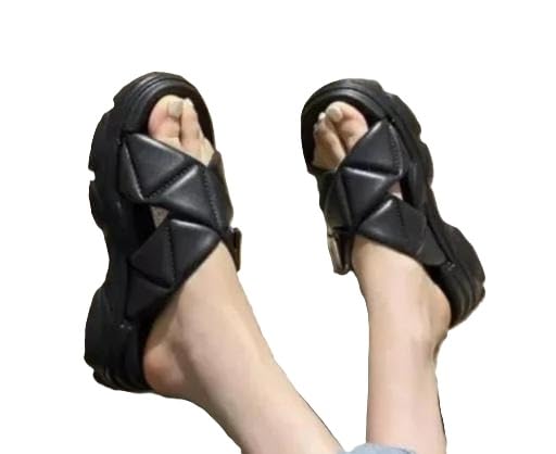 Fancy wedges for girls with thick cushioned soles, comfortable, stylish, supportive, durable, and perfect for daily-picture-21