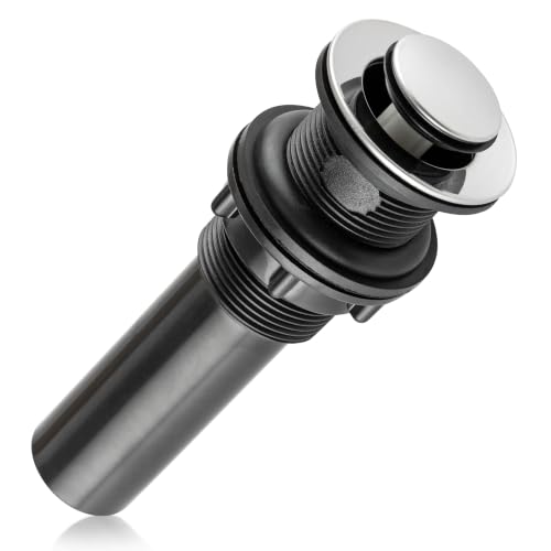 Dura Faucet DF-PU202-CP RV Bathroom Sink Pop-Up Drain No Overflow (Chrome)