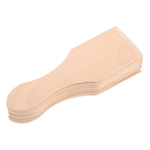 SAFIGLE 10個ミニ木製スパチュラ 用調理アクセサリー シミュレーションキッチンツール 多用途ミニ木製調理器具 料理ごっこ学習向け