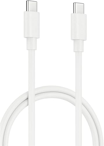 Ewent USB-C auf USB-C Kabel 1m Weiß – PD 60 W (20V/3A) + Datenübertragung 480 Mb