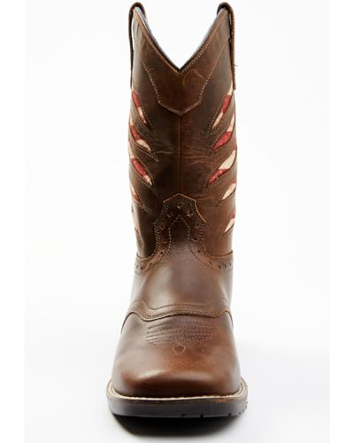 Cody James Boys' Ripped Flag Western Boot Broad Square Toe - Bcbsp22p14