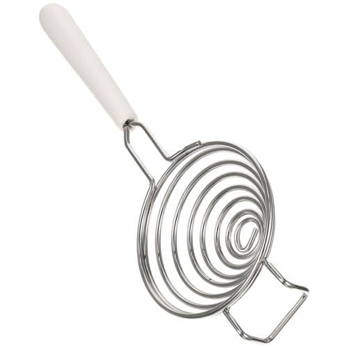 Mobestech Handheld Egg Yolk Separator Tool Convenient Stainless Steel Egg Splitter for Easy Baking Easy to Clean Space Saving Design for Home Use