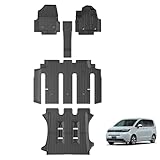 Jiooy ホンダ 新型フリード GT系 フロアマット+セカンドマット+ラゲッジトレイ 6人乗り GT1/2/3/4/5/6/7/8 ガソリン車専用 freed 3D立体 防水 縁高 トランクマット 汚れ防止 TPE 滑り止め アクセサリー(フリード GT系6人乗り ガソリン 5点セット 2024年6月〜現行)