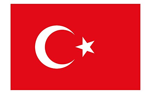Queenshiny® Países de Las Banderas Nacionales 90 x 150 cm (Turquía)