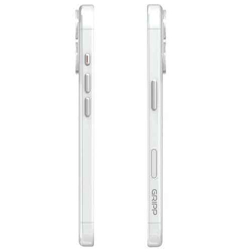 Image of GRIPP Native Case Compatible with Mag-Safe for iPhone 17 | 6ft Drop-Tested with D30 Technology, 360 Protection, Scratch-Resistant, Raised Camera Edges, Metallic Buttons Back Cover - White