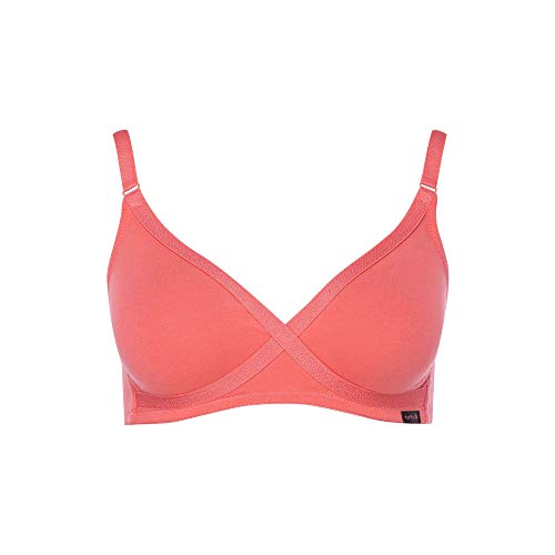 Image of Amante Every de Pink Solid Non-Wired Non Padded Everyday Bra