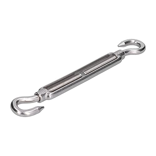 JTLB Tensor de Cable, Gancho de Acero Inoxidable 304, con Ajuste Elástico y Fijación, para Vela de Sombra, Unión y Tensado (M4) miniatura 5