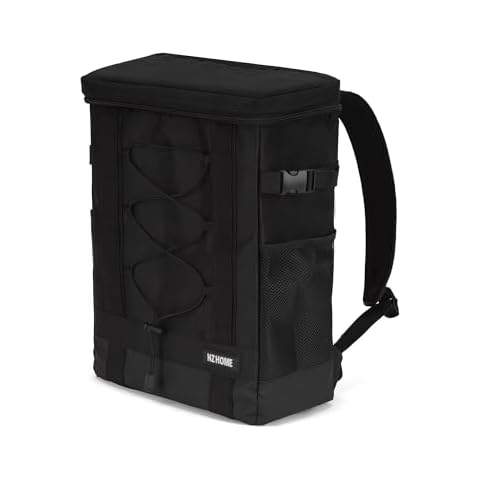 NZ Home Insulated Cooler Backpack Portable Lightweight Insulated Leak Proof Waterproof Multiple Compartments Thermal Bag with Bottle Wine Holder for Beach Travel Camping Hiking Picnic Lunch Cover