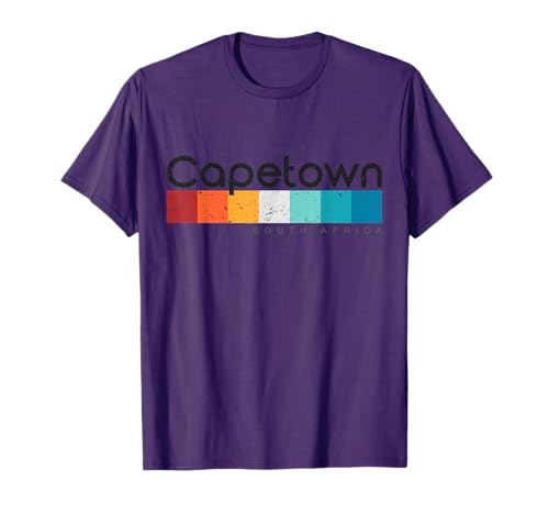 Capetown South Africa Retro style Vintage Design T-shirt T-Shirt
