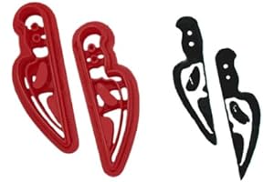 2 PCS Halloween Pumpkin Ghost Mask Imprint Polymer Clay/Cookie Cutter (1.50 inches)