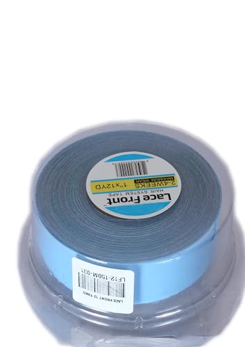 Image of Ritzkart Lace Front Tape Thin Adhesive - Double Sided Hair System Tape Roll Max Hold 2-4 Weeks 3-12 Yards Waaker Tape (1x12yd)