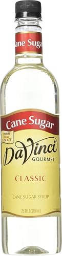 DaVinci Gourmet Classic Cane Sugar Syrup, 25.4 Fluid Ounces (Pack of 4)
