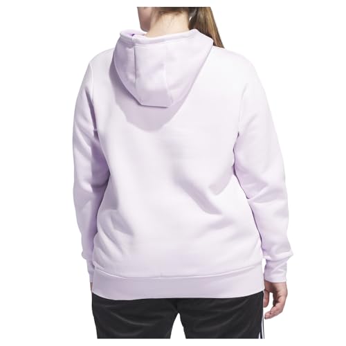 adidas Womens Holiday 3 Stripe Hoodie Training Athletic Outerwear Casual - Purple - Size 3X2