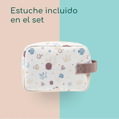 Miniatura 8 de Bebeconfort Set Esencial Para El Cuidado Del Bebé, Kit Para El Cuidado Y Aseo Del Bebé, Desde El Nacimiento Cuidado Del Recién Nacido, Ideal Para Viajar, Estuche Incluido, Under The Sea