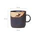 BurnRave LA7 - Handmade Coffee Mugs, Cat Mugs for Cat Lovers, Ceramic Mug, Cat Gifts for Women, Brown, 300ml