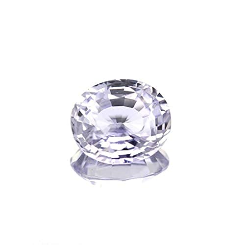 Real & Pure White Pukhraj Stone Original Certified 10.25 Ratti 9.90 Carat Attractive White Sapphire Gemstone Safed Pukhraj Brilliant Shape White Sapphire Safed Pathar Rashi Ratan (C191)-image-45