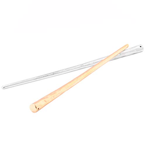 Lurrose 2 peças de palitos de cabelo para coque de liga de metal para cabelo, pauzinhos vintage aces