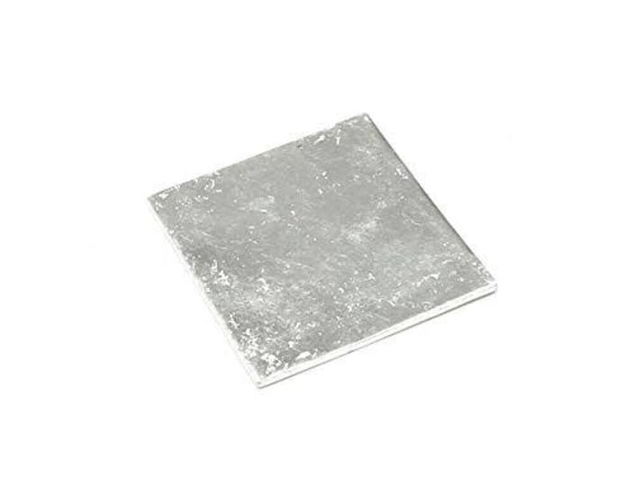 Parakash Gems Silver Square Piece of Silver Chandi ka Tukra Chokor for Astrology