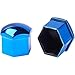 RCSCDSZ Car Wheel Nut for Toyota C-HR, Hub Lugs Nuts Tire Bolts Rims Protective Tyre Valve Screw Cap Cover Removal Replacement Accessories,B/Blue-B/19mm
