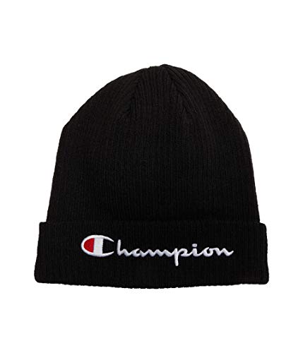 Champion Life Men's Script Beanie, Black, One Size