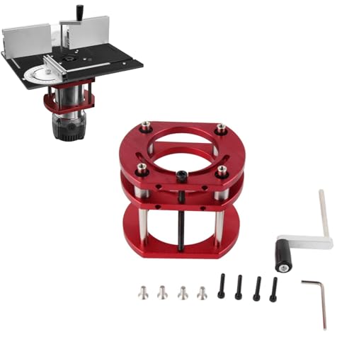 Défonceuse-lift en métal rigide pour plaque de base d'insert de table - 2