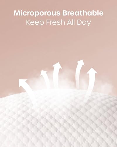 Nuliie Super Absorbent & Featherlight Disposable Nursing Pads 100 Count, Stay Dry, Soft & Breathable Breast Pads for Leaking Milk, Leakproof, Individually Packaged Breastfeeding Essentials for Moms