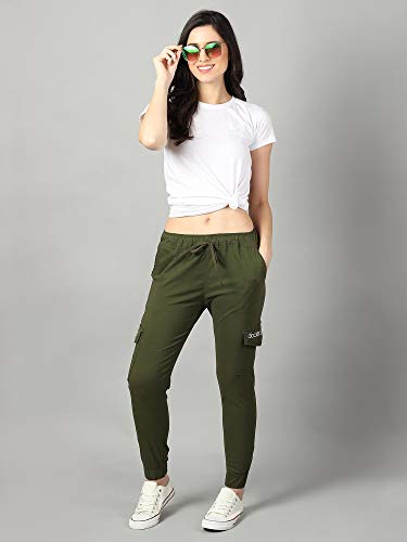Image of dockstreetWomen Lowers Bz17Olive dckpcktprnttokko MOlive dockstreet Pocket Design M