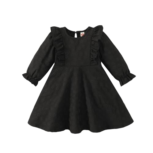 Toddler Baby Dress Floral Ruffle Sleeve Dresses for Girls Casual Party Beach Dress Kids Sundress