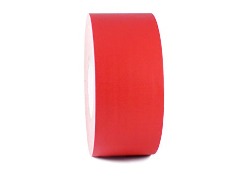 GGR Supplies T.R.U. CGT-80 Red Gaffers Stage Tape with Rubber Adhesive, 3 in. Wide x 60 Yards Length, 12MIL Thickness (Pack of 16)