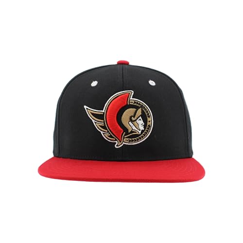 Image of ZHATS NHL Unisex-Adult NHL Officially Licensed Adjustable Snapback Hat Flat Bill Z11 Icon Two Color