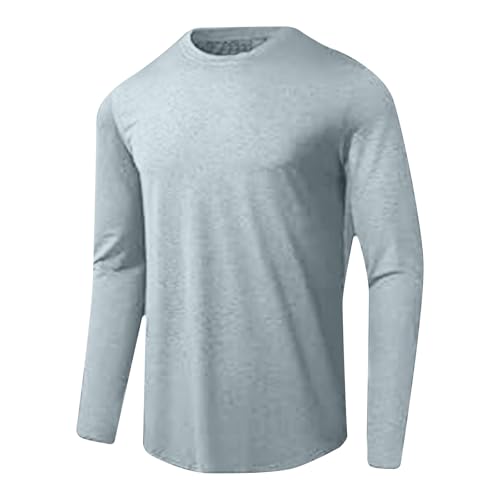 Men's Sun Protection Shirts Lightweight UV SPF 50 Rash Guard Long Sleeve Quick Dry Shirts Fishing Swimming Running3