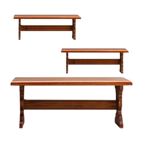 Colcolo Juego de Mesa y sillas para casa de muñecas a Escala ,