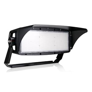 RuggedGrade 800W – Centario Pro Series LED Stadium Lights – 112,000 Lumens – Bright White 5000K Black Housing – Flood Mount – Wattage Selectable – 277-480V – Outdoor Light – DLC 5.1 Premium