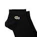 Lacoste Unisex 3-Pack Low Socks, Black, 10-12