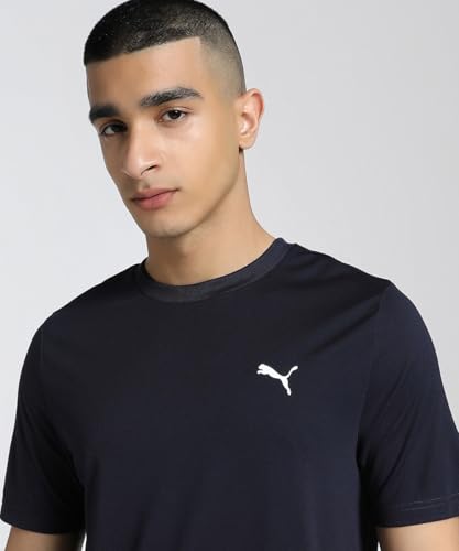 Image of Puma Men Polyester Solid Regular Fit Tees