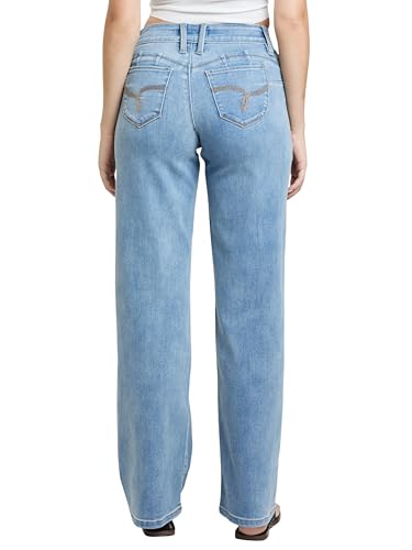YMI Womens Jeans Women’s Luxe High Rise Wannabettabutt Straight Leg Jeans, P1858373