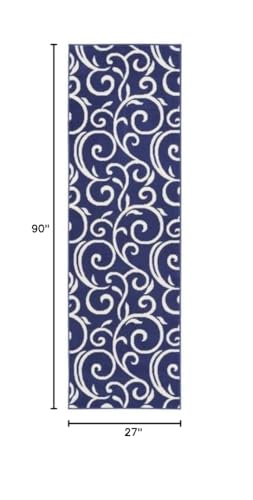 Nourison Home Grafix Gris 2'3" x 7'6" miniatura 2