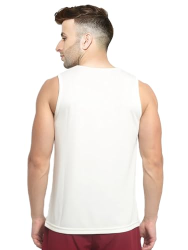 Image of Men's Sleeveless T-Shirt - 100% Pure Cotton, Nature Print - Comfortable Breathable Gym Tank Top
