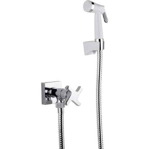 Ducha Higiênica Zeta Acqua Jet Ceramico Cromado Dn15 1/2 2195-ZETCER-CR Fabrimar