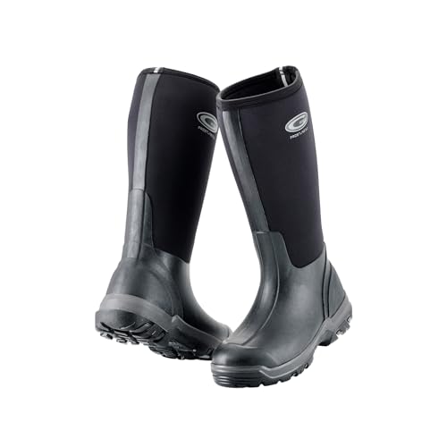 Grubs Frostline Neopren klassische Stiefel, 5 mm isolierte, wadenhohe Schuhe, wasserdichte lange Gummistiefel, bequeme Schuhe mit TRAX™-Grip, Outdoor-Stiefel für kaltes Wetter von -20°C bis +20°C,S-42