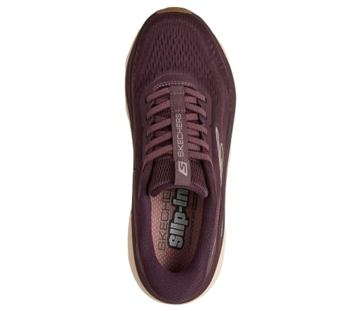 Image of Skechers Womens Max Run Hands Free Slip-ins | Hands Free Slip-Ins, Max Cushioning, Air-Cooled Goga Mat Insole, Ultra Light Midsole, Goodyear Rubber, Machine Washable
